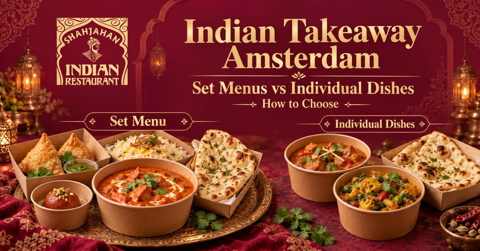 Indian takeaway set